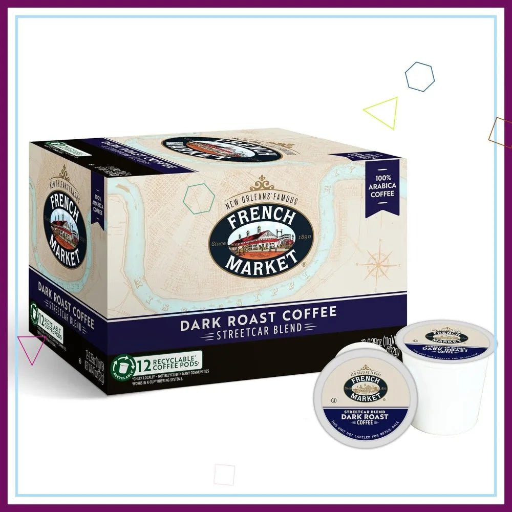 Dark Roast Single Serve Coffee Pods, 12ct Box Pack of 6, Rich Chocolate Nut Flavor - BACKUPMYFILESNOW