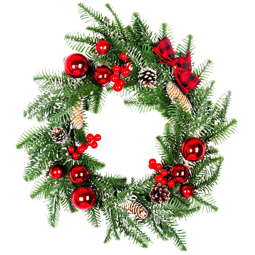 Christmas window wall hanging decoration with festive holiday design for home display