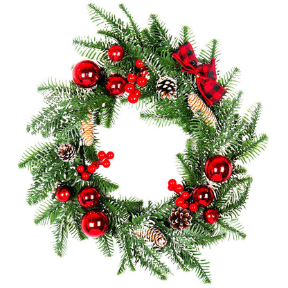 Christmas window wall hanging decoration with festive holiday design for home display