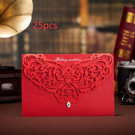 Personalized custom invitation card with elegant design and customizable text