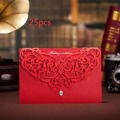 Personalized custom invitation card with elegant design and customizable text
