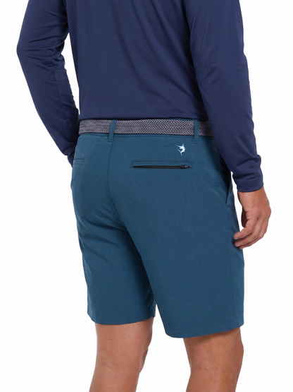 White Water Life Bayport Lightweight Shorts with zipper back pocket, casual men's shorts in breathable fabric.