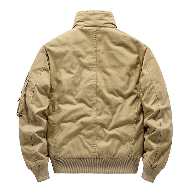 Men's Loose Fit Thick Cotton Pilot Jacket