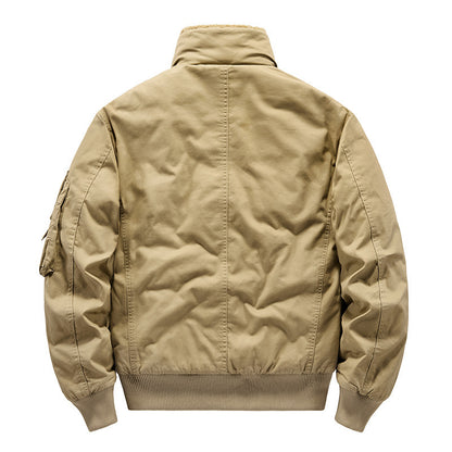 Men's Loose Fit Thick Cotton Pilot Jacket
