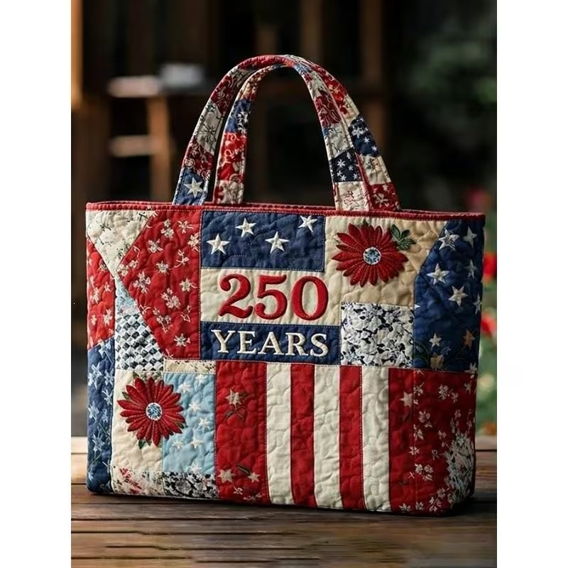 Women's tote bag with vibrant 3D digital print design on front and sturdy shoulder straps