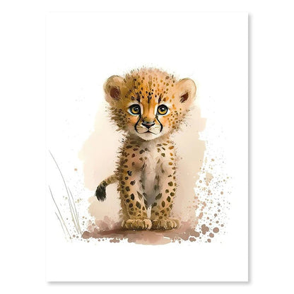 Cute bedroom wall art hanging painting displayed as decorative wall decor
