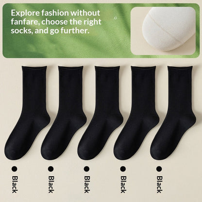 Women's Springsummer silk mid-calf socks in a soft, lightweight design My Store