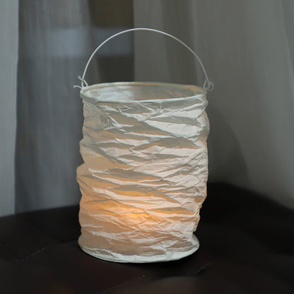 White paper lantern decorative downlight desktop lanterns displayed upright