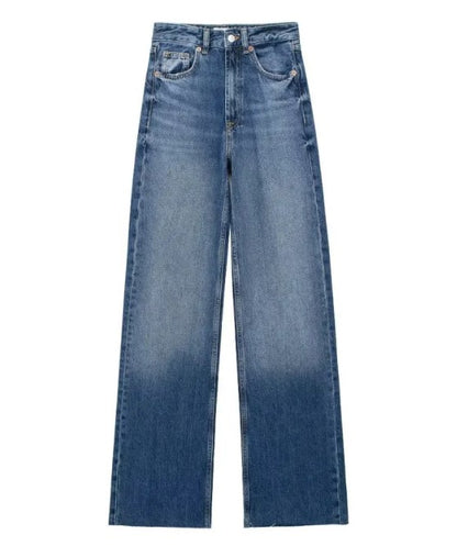 High-Rise Wide-Leg Jeans