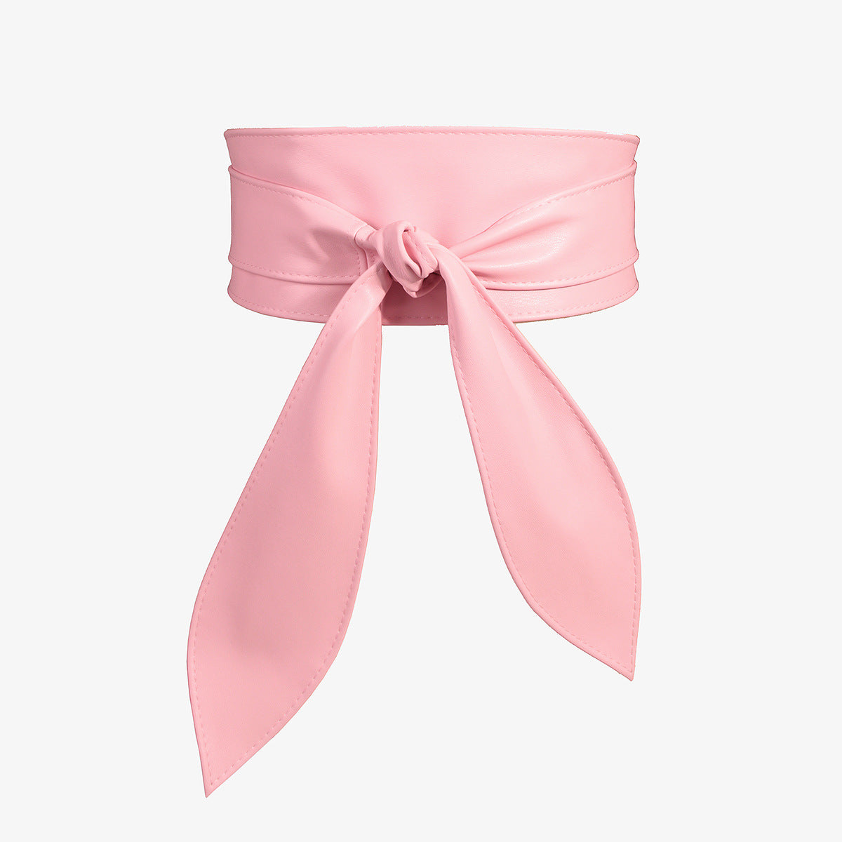 Women's wide waist tie belt with elegant bow ribbon, soft all-match design, super long, My Store waistband accessory