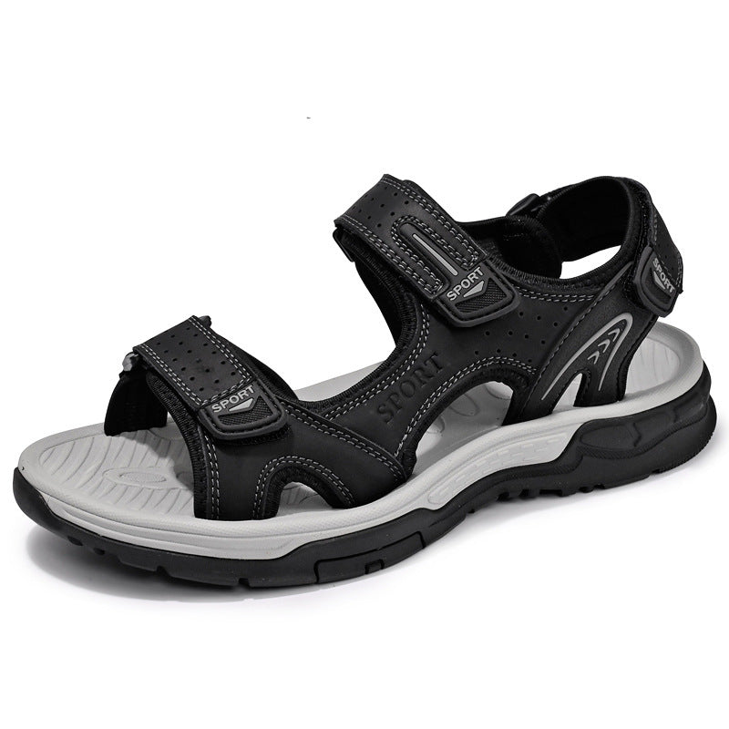 Lightweight outdoor beach open-toe sandals for men in a casual design by My Store
