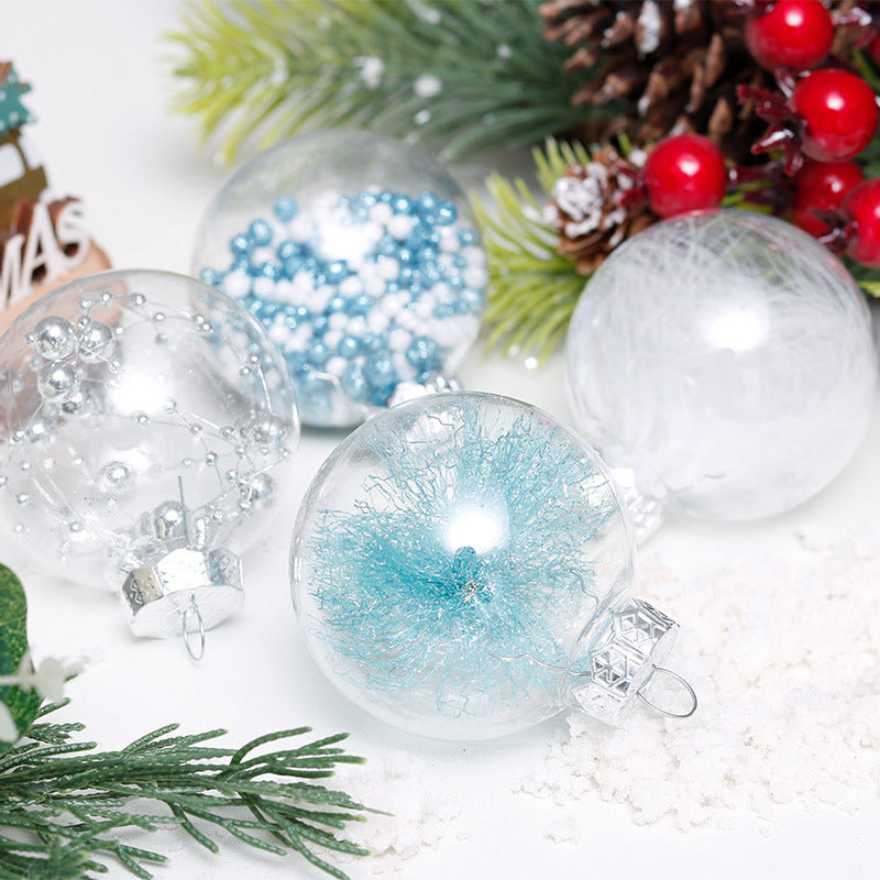 Christmas Decorations 24 6cm Christmas balls in assorted festive colors and finishes