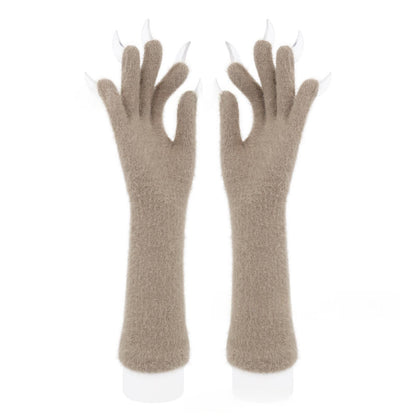 Halloween silicone meat mat with long protective gloves, textured surface and festive design