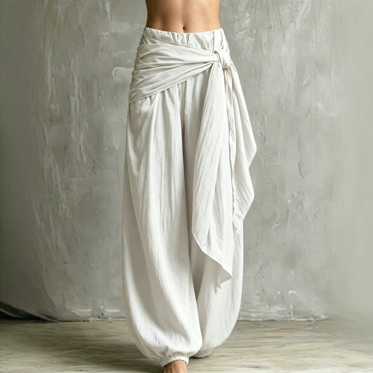 Women's loose casual tie-waist pants by My Store