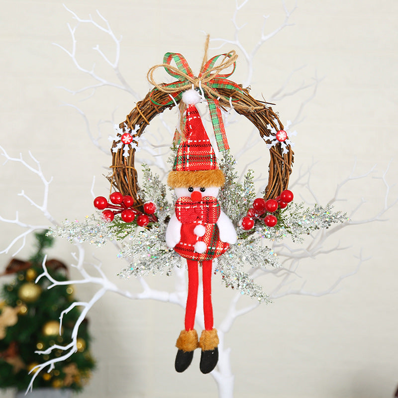 Christmas decorations garland wreath by My Store with festive greenery and holiday accents