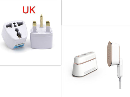 Sell My Stuff handheld steam iron for clothes, compact household and travel iron with ergonomic handle and steam function.