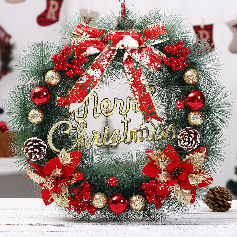 Christmas decorations creative gift ornament Christmas wreath in festive seasonal design