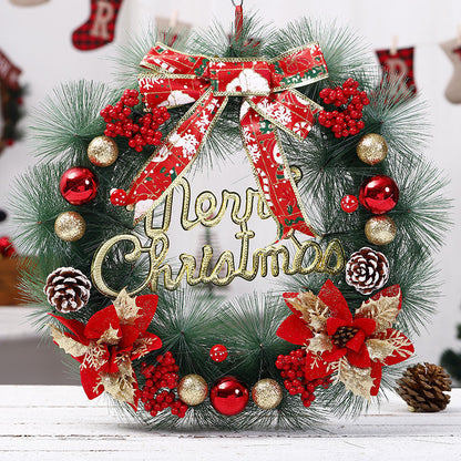 Christmas decorations creative gift ornament Christmas wreath in festive seasonal design