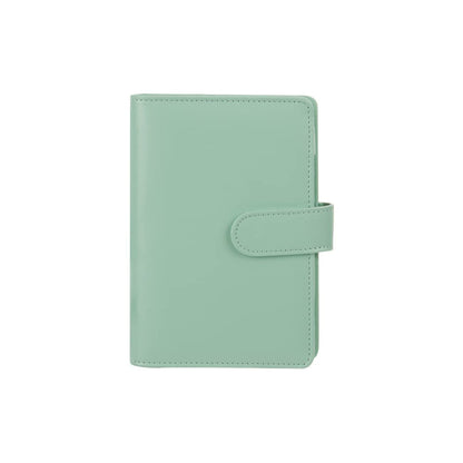 Macaron loose-leaf leather notebook with zipper wallet and bill storage bag sexvideo