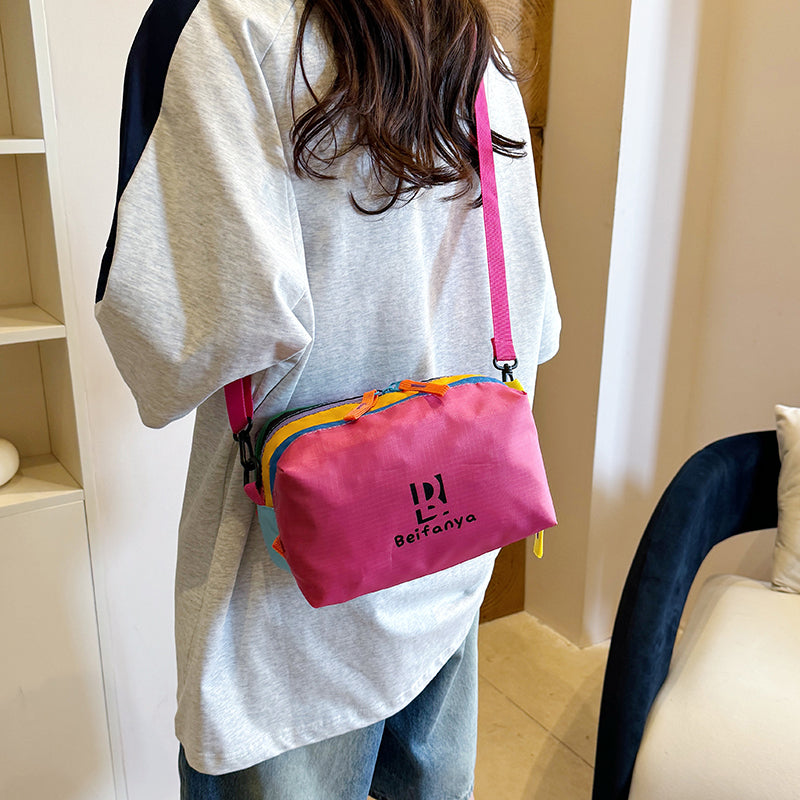 Fashion cross-body bag, type 4, by My Store, shown from the front with an adjustable strap