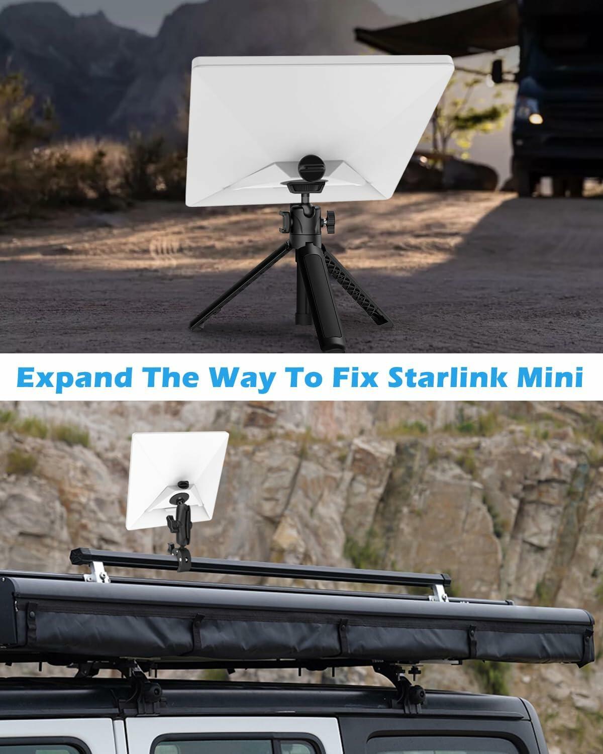 SOOQOO CRITICY Starlink Mini Magnetic Roof Mount for home networking, adjustable and compatible with Starlink satellite dishes.