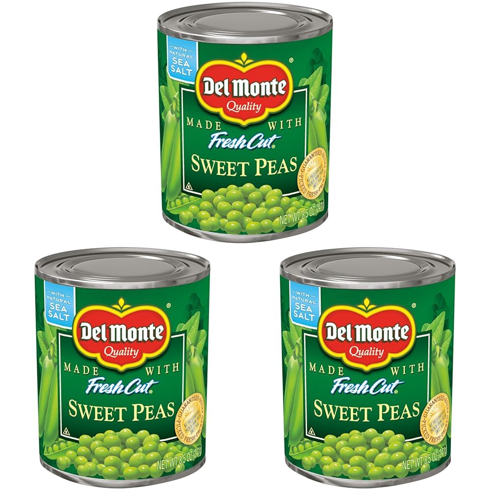 Del Monte Canned Fresh Cut Sweet Peas, 15 Ounce (Pack of 4) - BACKUPMYFILESNOW