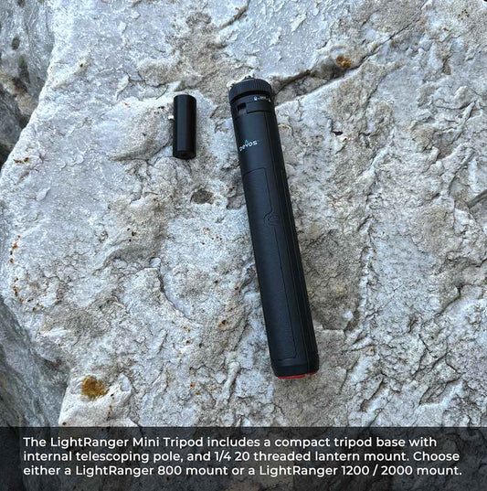 Devos Outdoor Mini Tripod with Quarter 20 Mount, compact accessory for stable camera or device support.