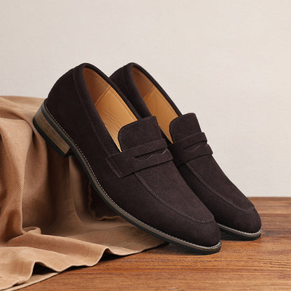 Trendy men's leather shoes in a classic design by My Store