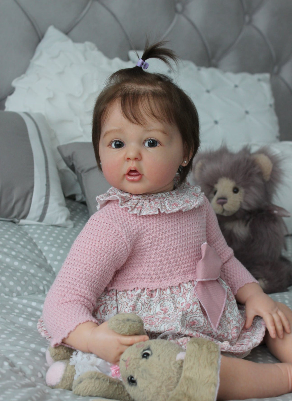 NPK 60cm Cloth Body Reborn Baby Doll for Resale