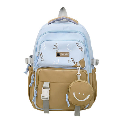 Lightweight high-capacity stylish backpack for students by My Store