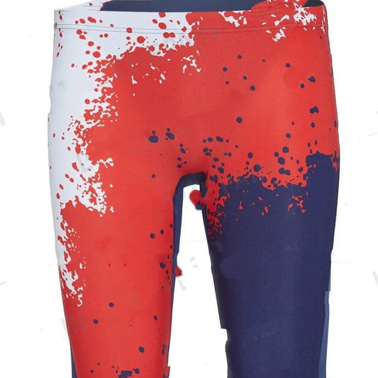 Men's professional swimming trunks with long sports cut, waterproof quick-drying fabric