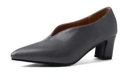 Diamond - Studded Tapered Heel Women's Shoes - BACKUPMYFILESNOW