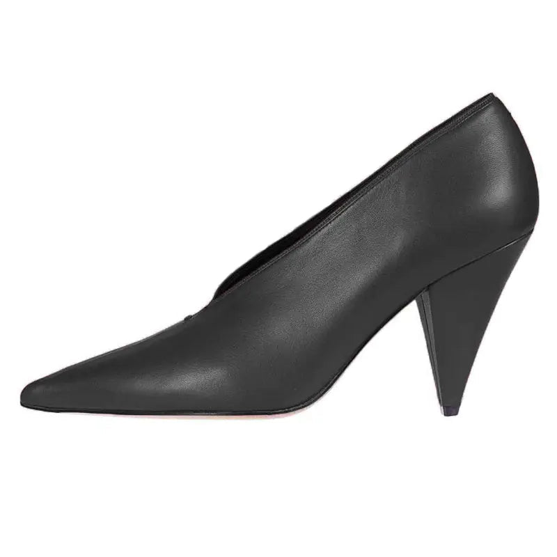 Diamond - Studded Tapered Heel Women's Shoes - BACKUPMYFILESNOW