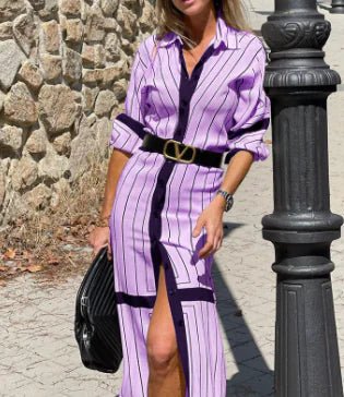 Dignified Women's Fashion Printed Dress - BACKUPMYFILESNOW