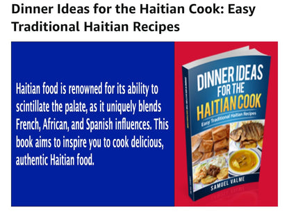 Dinner Ideas for the Haitian Cook: Original Edition (Paperback)