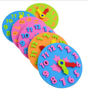 EVA Clock Puzzle Blocks for Time Learning (Gift Set)