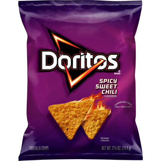 Doritos Tortilla Chips Spicy Sweet Chili Flavored 2.625 Oz Bag - BACKUPMYFILESNOW.COM®
