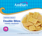 AmBari Nutrition Double Potato Bites with honey mustard flavor, showing crispy potato snack pieces.