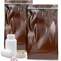 MiniGrip Airtight UV Guard Amber Zip Bags for Packaging, 8 x 14 Inches. Pack of 1000 Reclosable Zipper Bag. Plastic Zip Baggies, 3 Mil Thick. Reclosable Plastic Bags with Zipper Closure