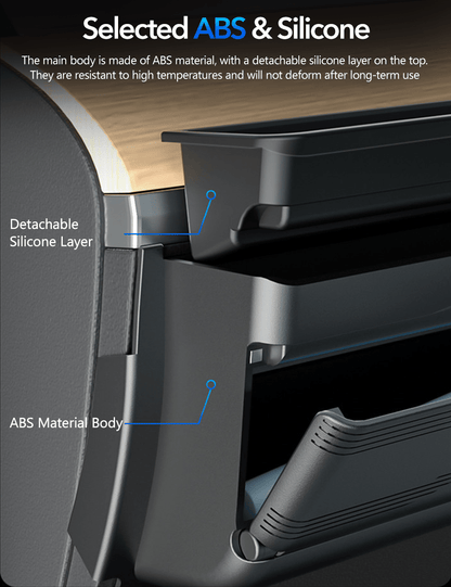 Tesla Model Y driver mini glove box storage box by Tesery for convenient vehicle organization and secure small item storage.