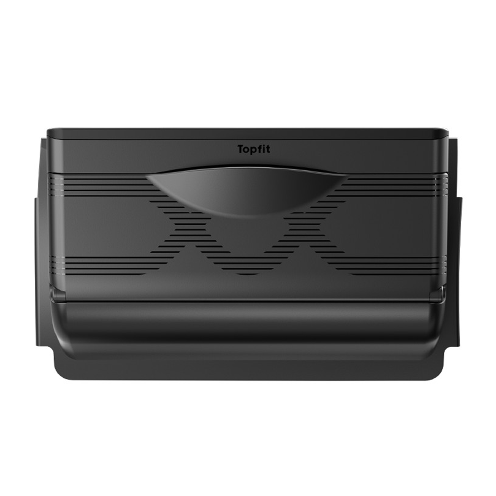 Tesla Model Y driver mini glove box storage by Tesery, compact organizer for vehicle essentials in the driver’s side compartment.