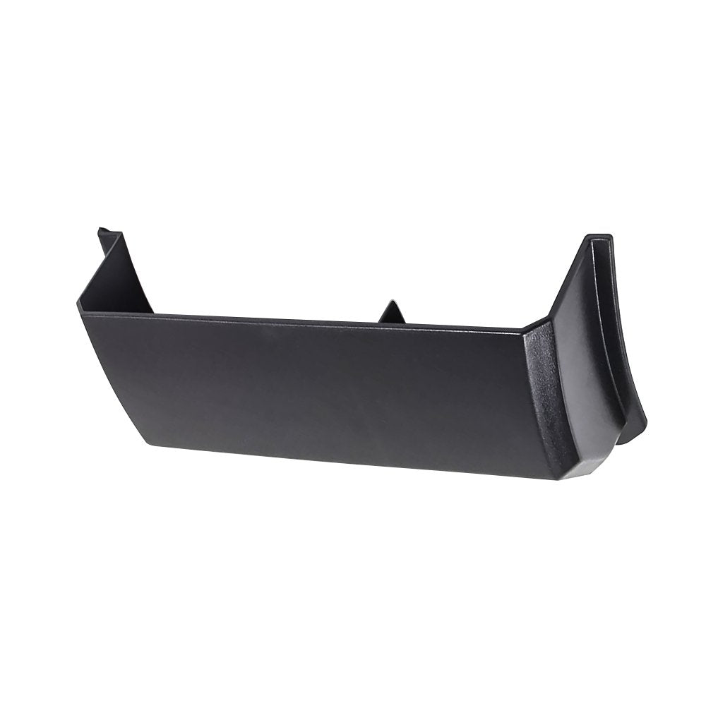 Tesla Model Y/3 driver side dash panel storage box by Tesery, showing the sleek black compartment integrated into the dashboard.