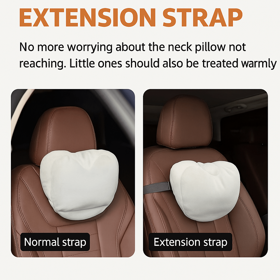 Dual-layer pressure relief headrest for Tesla Model 3, designed for comfort and support in Tesla electric vehicles.