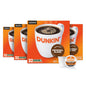 Dunkin’ Donuts Original Blend Medium Roast Coffee Keurig K-Cup Pods, 32-count boxes, pack of 4, with images of coffee pods and packaging.