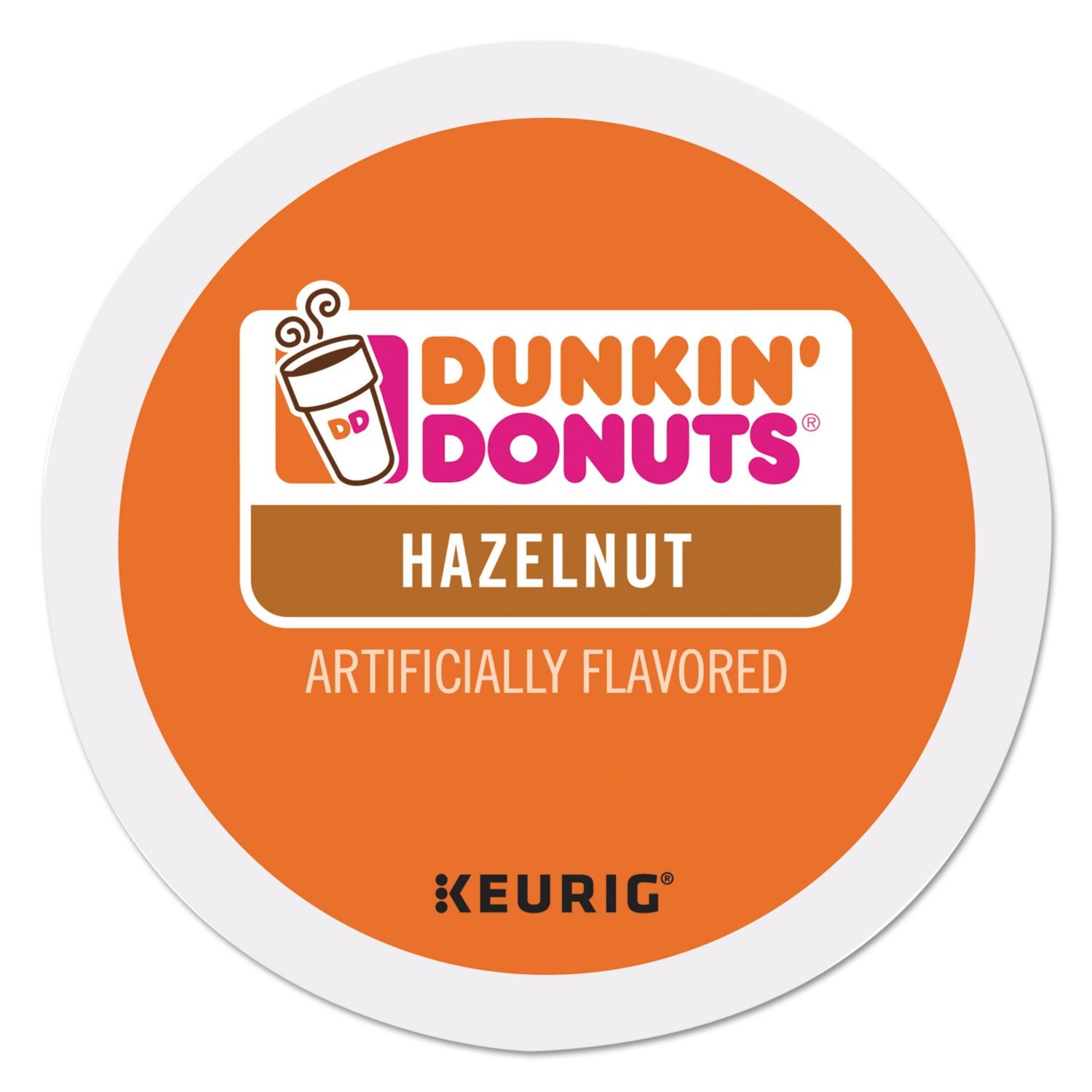 Dunkin' Donuts Original Blend Medium Roast Coffee K-Cup Pods, 12-pack, for Keurig brewers, with French Vanilla flavor.