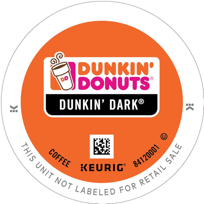 Dunkin' Donuts Original Blend Coffee K-Cup Pods, medium roast, 12-pack box with 44 pods, for Keurig coffee makers.