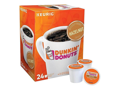 Two packs of Dunkin' Donuts Original Blend K-Cups, each containing 36 coffee pods, with French Vanilla flavor visible in the image.