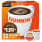 Dunkin' Donuts Original Blend K-Cup Pods, pack of two, with 108 coffee pods for Keurig coffee makers.