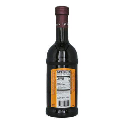 Bottle of Colavita Balsamic Vinegar of Modena IGP from Duo Grocery, showing the dark, glossy vinegar inside a glass bottle.