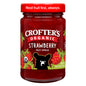 Organic strawberry fruit spread jar by Crofter's, featuring a label with fresh strawberries and the Duo Grocery brand logo.